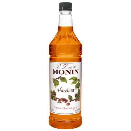 Monin Monin Hazelnut Flavor Syrup 1 Liter, PK4 M-FR023F